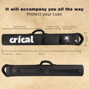 CRICAL Cue Case Bag Hard 2x4 86cm Length Oxford Cloth