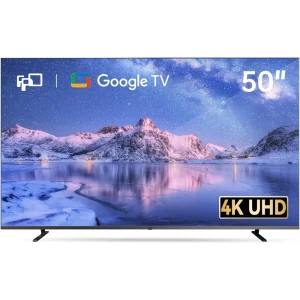 50-Inch Smart TV, 4K LED Built-in Google Cast